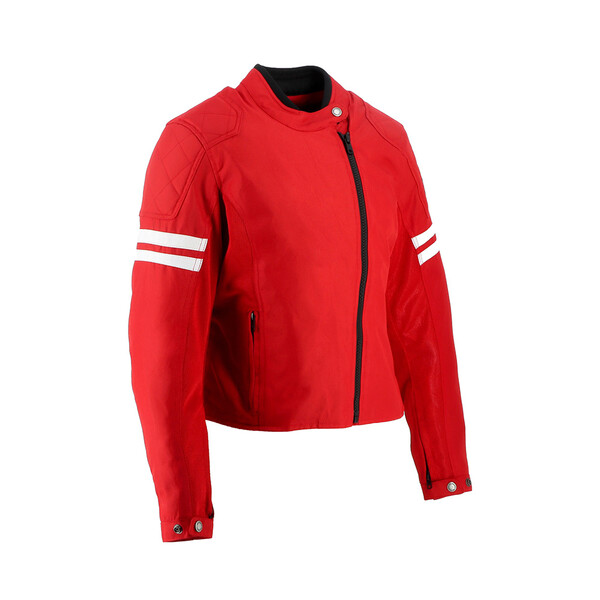 Helstons - Blouson femme KS 50 Air Rouge / Blanc