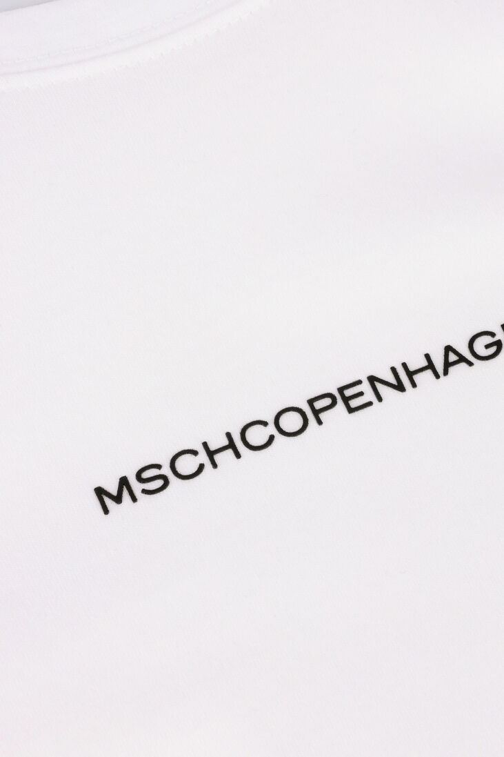 MSCH COPENHAGEN witte msch copenhagen t-shirt terina organic small logo tee