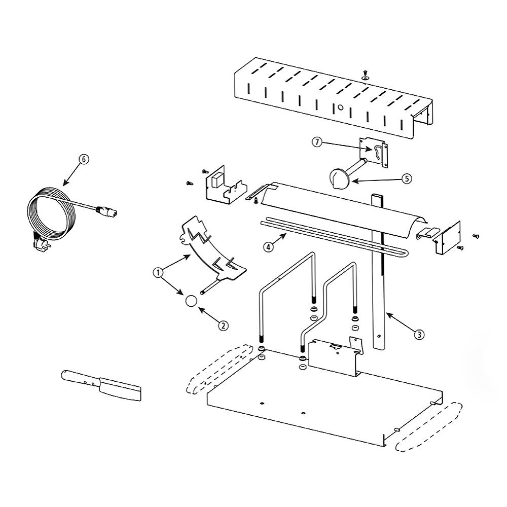 Pièces Détachées Appareil à Raclette Alpage Inox Tellier