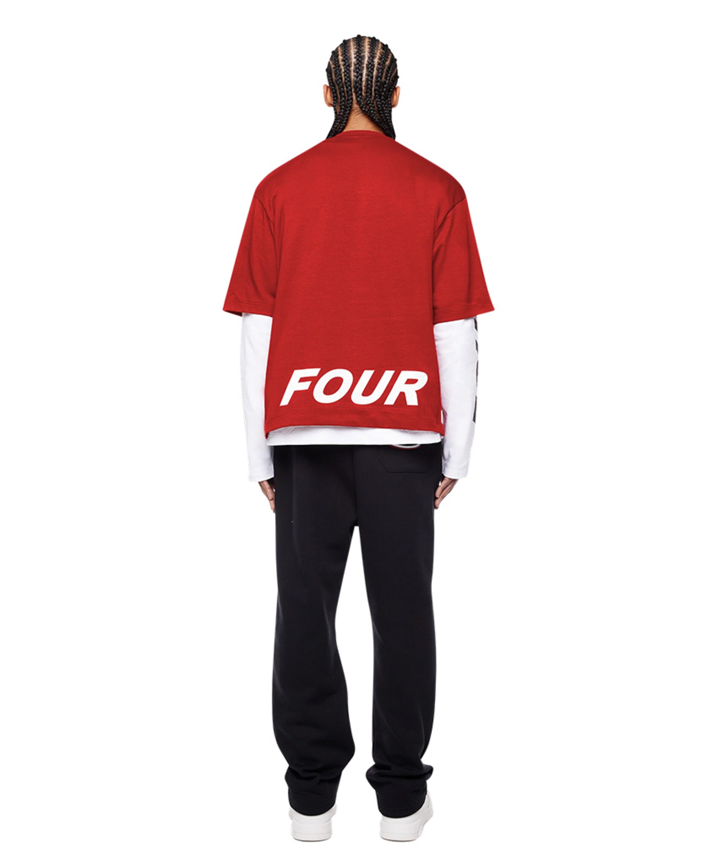 FOUR Heren T-shirt rood