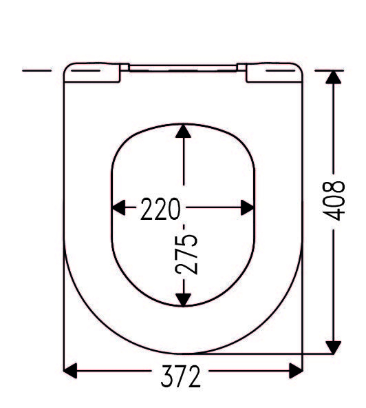 Mueller Toza Almeria softclose toiletzitting met Quick-Release wit
