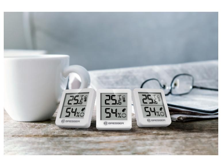 Set van 3 hygro- en thermometers