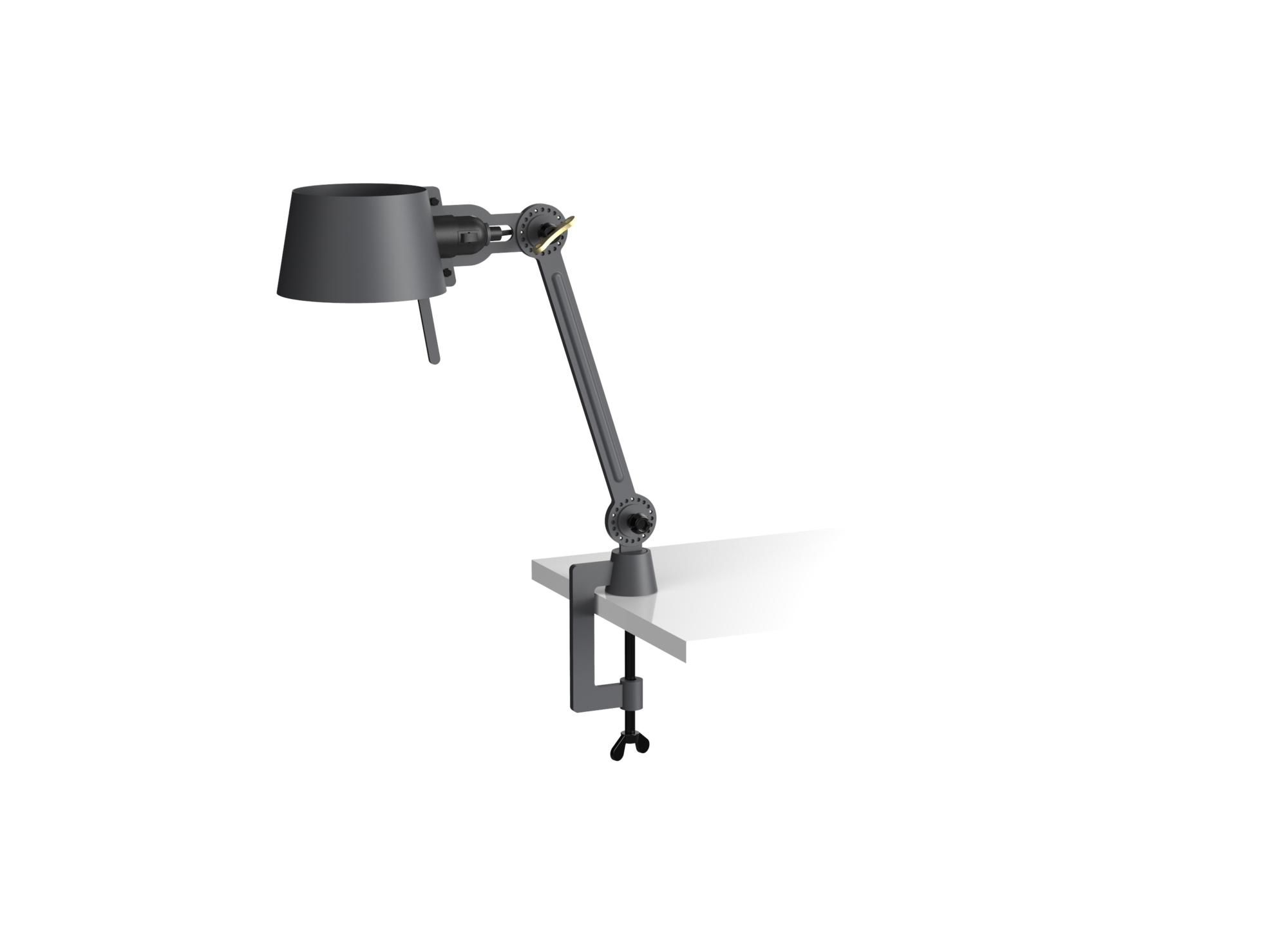 Bureaulamp Bolt met klem small 1 arm midnight klein grey