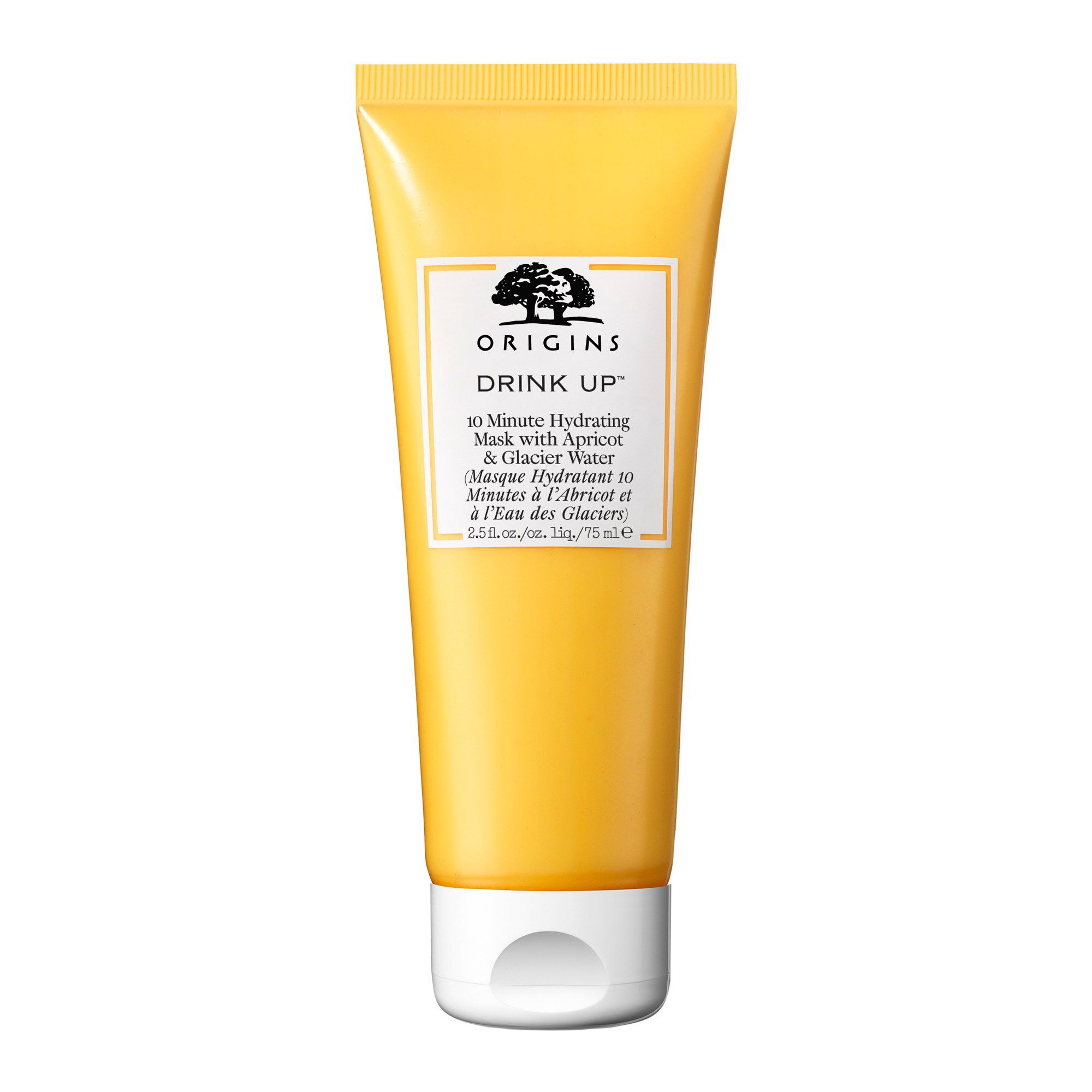 ORIGINS Drink Up™ 10 Minute Hydrating Mask with Apricot & Swiss Glacier Water Feuchtigkeitsspendende Gesichtsmaske + GinZing™ SPF40 Energy-Boosting Tinted Moisturizer 15ml GRATIS
