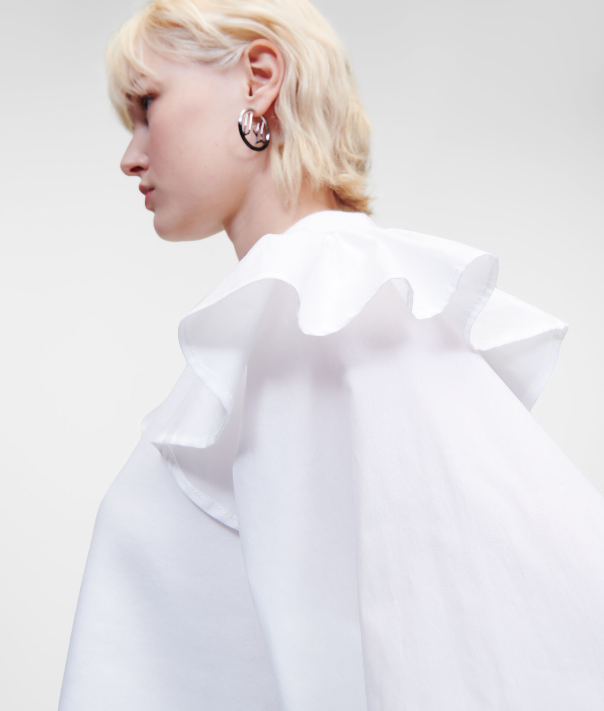 SWEAT-SHIRT EN TISSU MÉLANGÉ