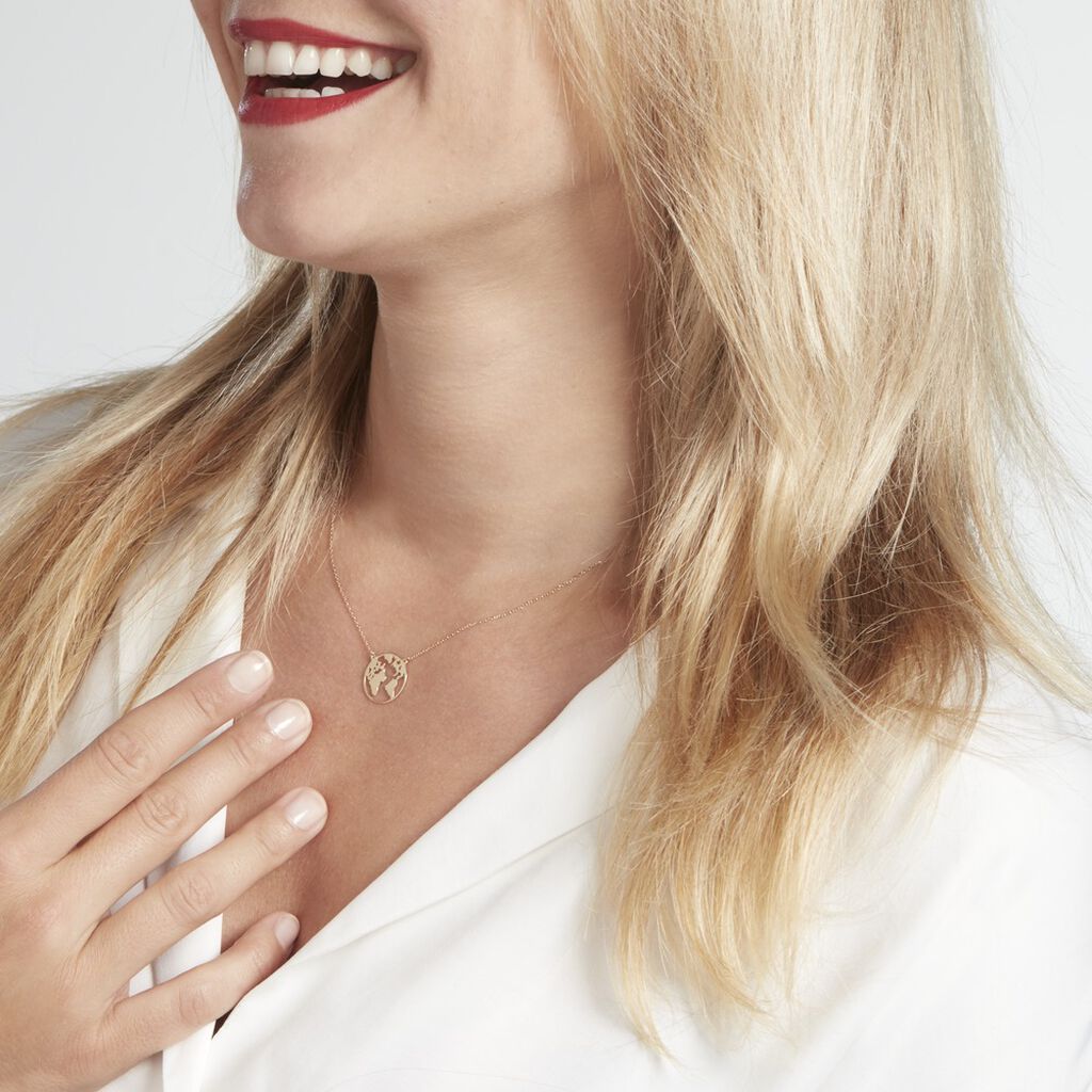 Collier Ingrida Or Jaune