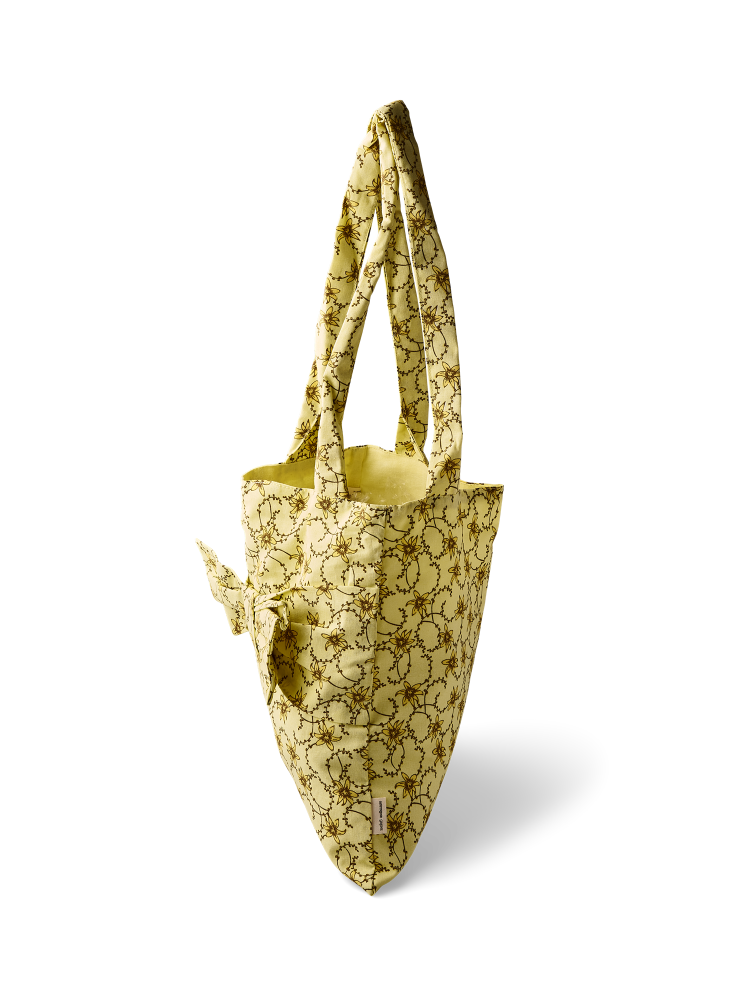 Mulepose | Økologisk bomuld. 30 x 30 cm. | Yellow