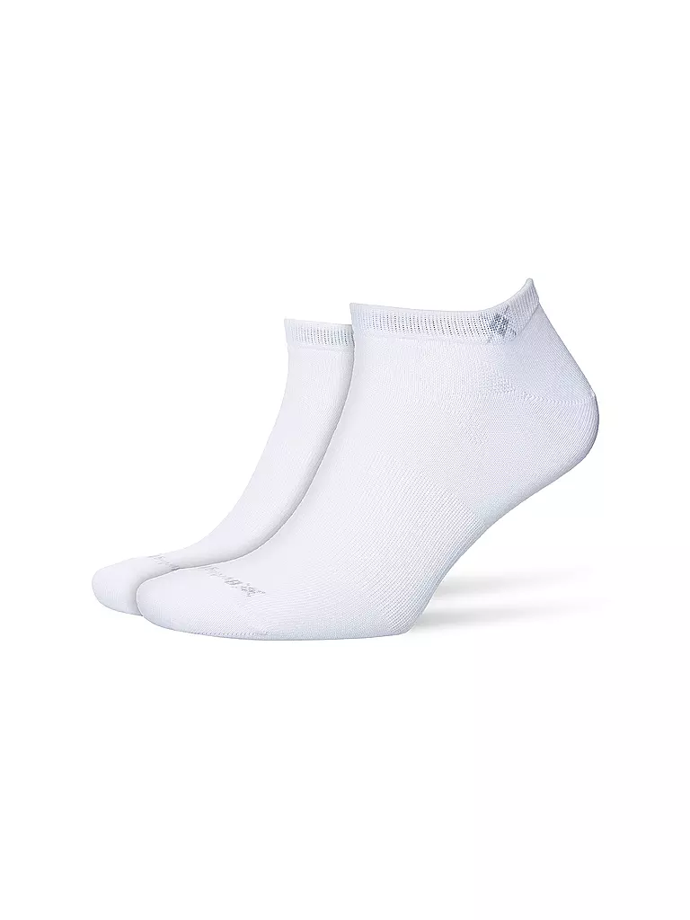BURLINGTON Herren Sneaker Socken EVERYDAY 2-er Pkg. 40-46 white weiss