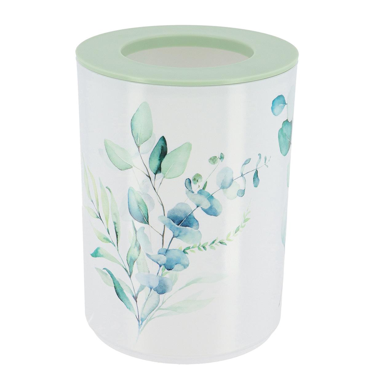 POUBELLE IMPRIMEE COUVERCLE 5L AQUARELLE