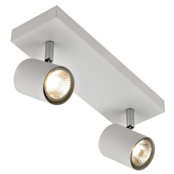 GAMMA opbouwspot Genua 2-lichts mat wit