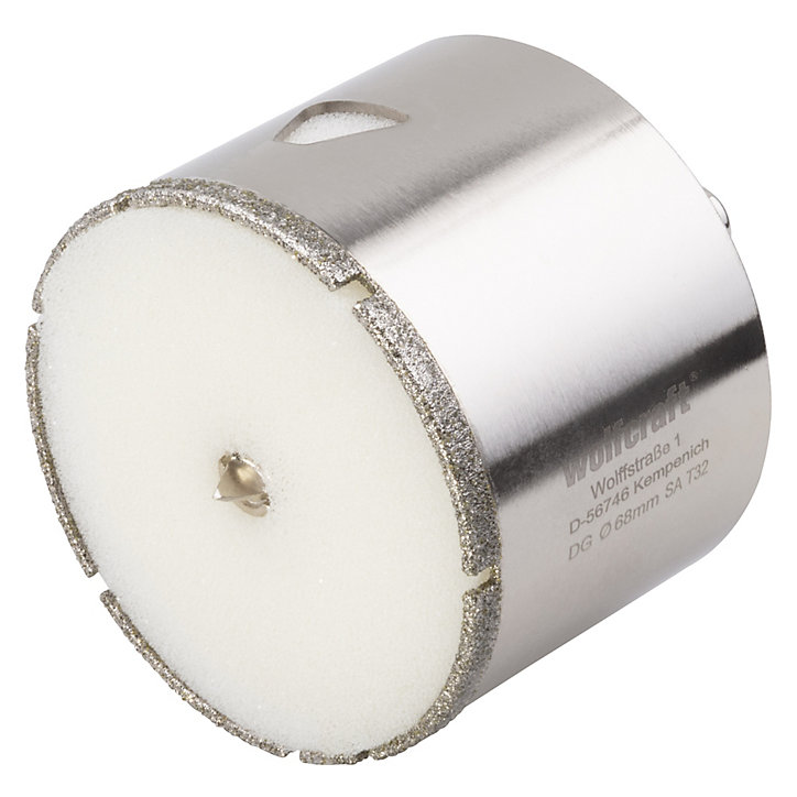 Trépan diamant Wolfraft Ceramic ø68 mm pour carrelage ou carreaux de faïence