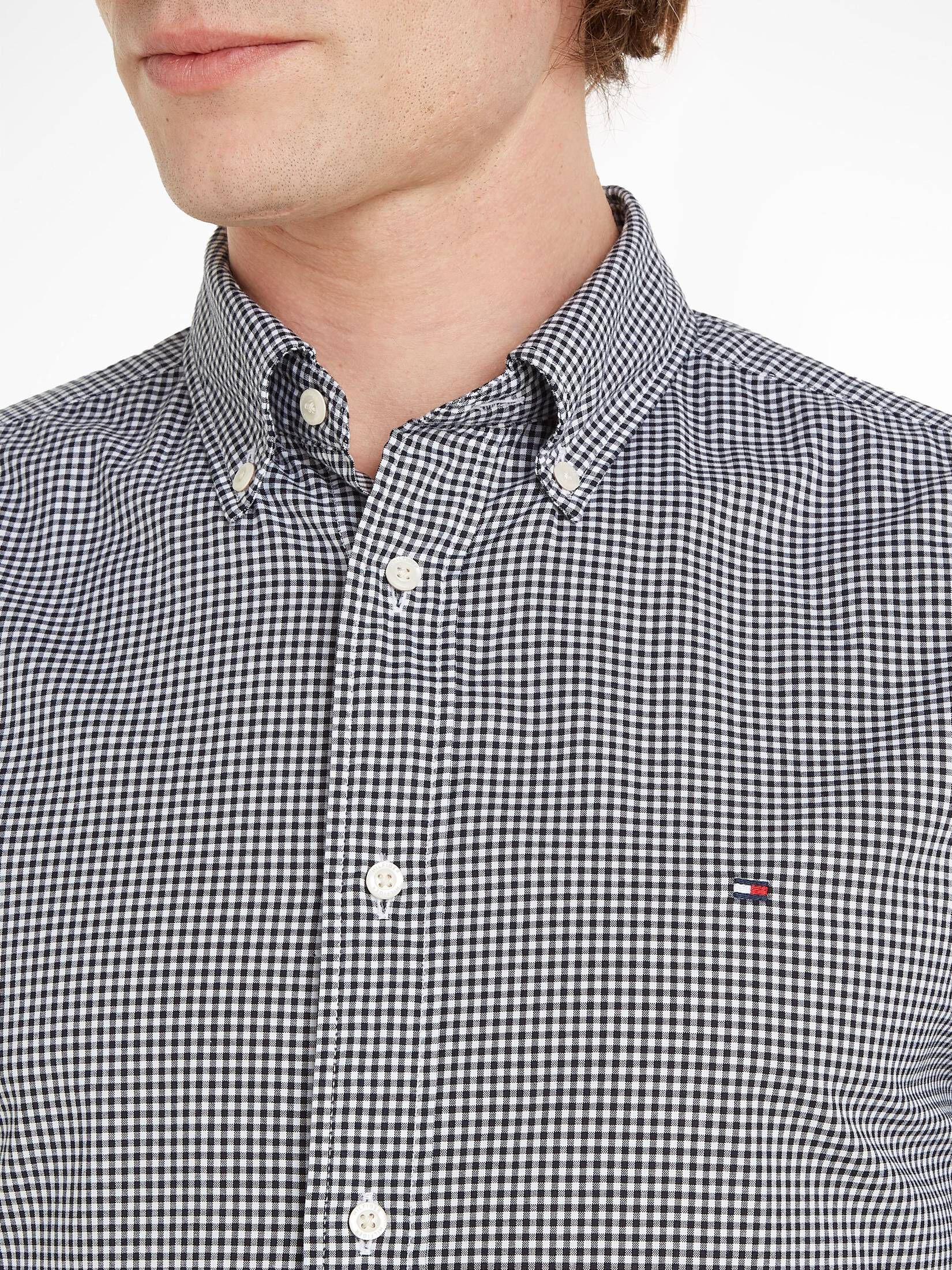 Tommy Hilfiger| Herren Hemd NAT.SOFT FLEX GINGHAM RF SHIRT