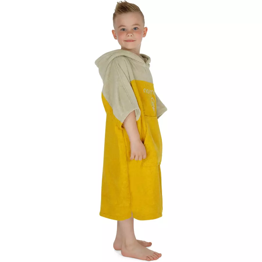normani Kinder Badeponcho Puwai Gelb