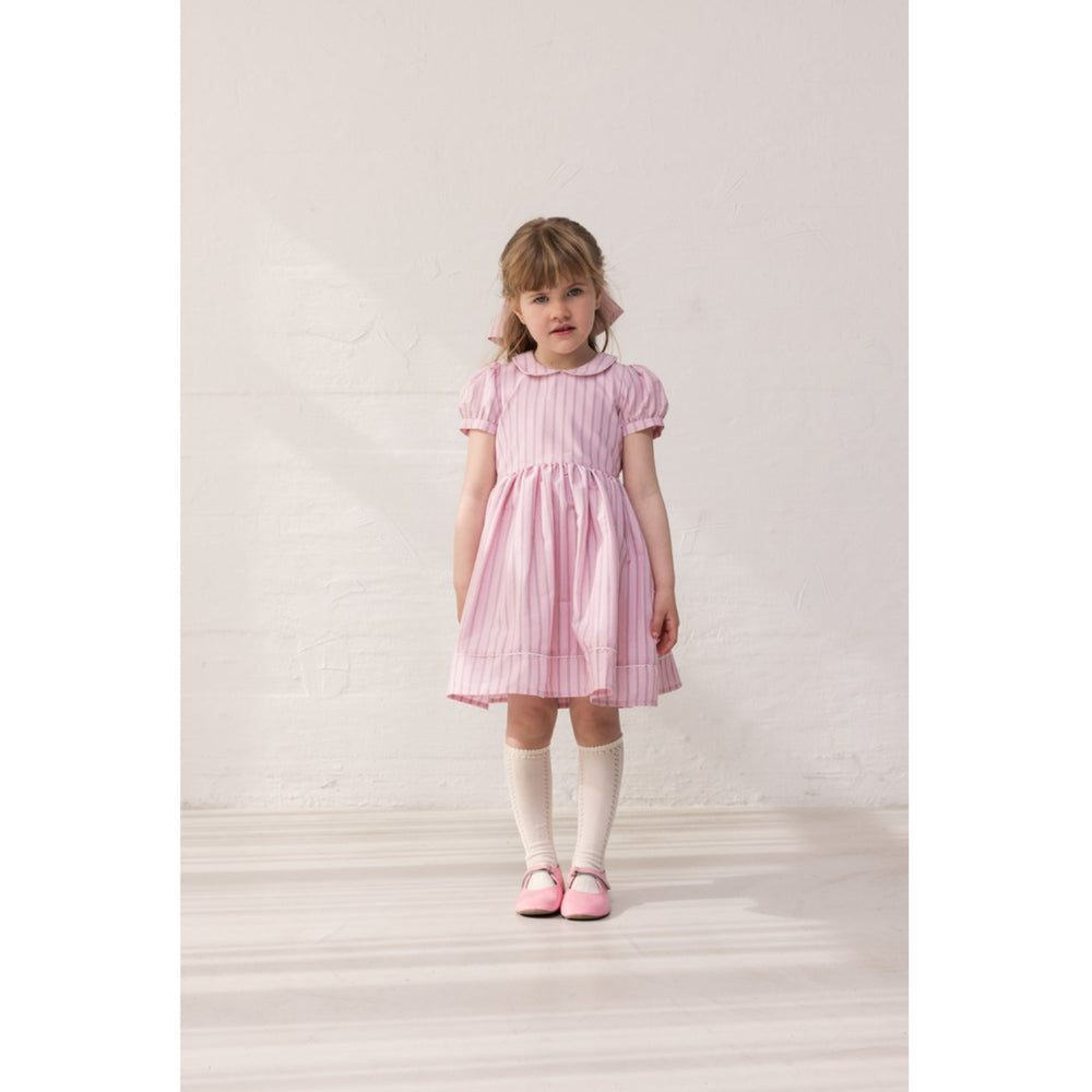 Køb MarMar Smooth Cotton Bonbon Pink Stripes Darcel Kjole