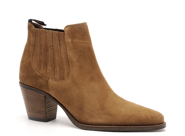 Muratti boots bottine talons femme reseda vel marron