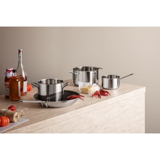 Eva Trio Rustfri Stål Gryde, 4,8 L