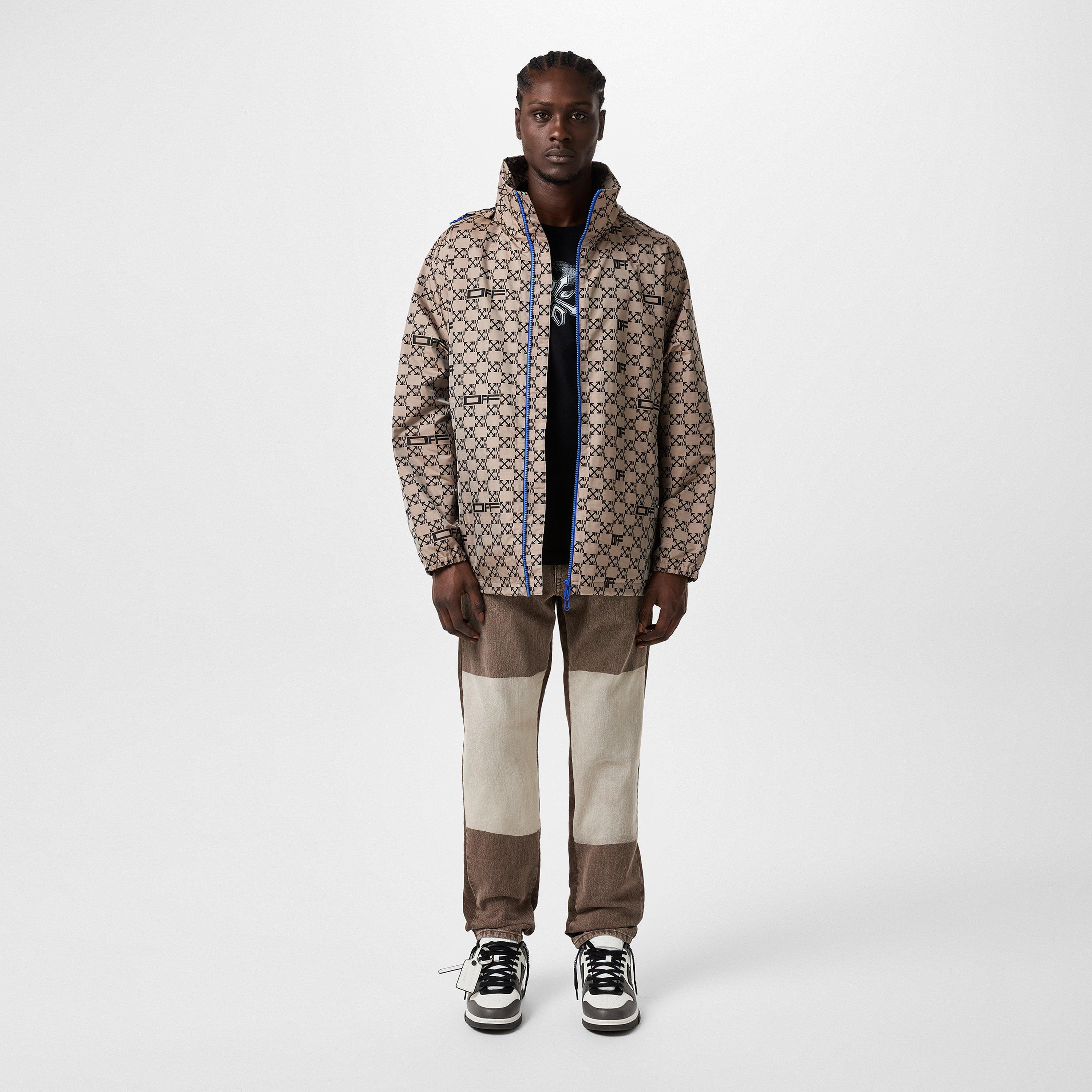 Off White Diagonal Slim Fit Jeans