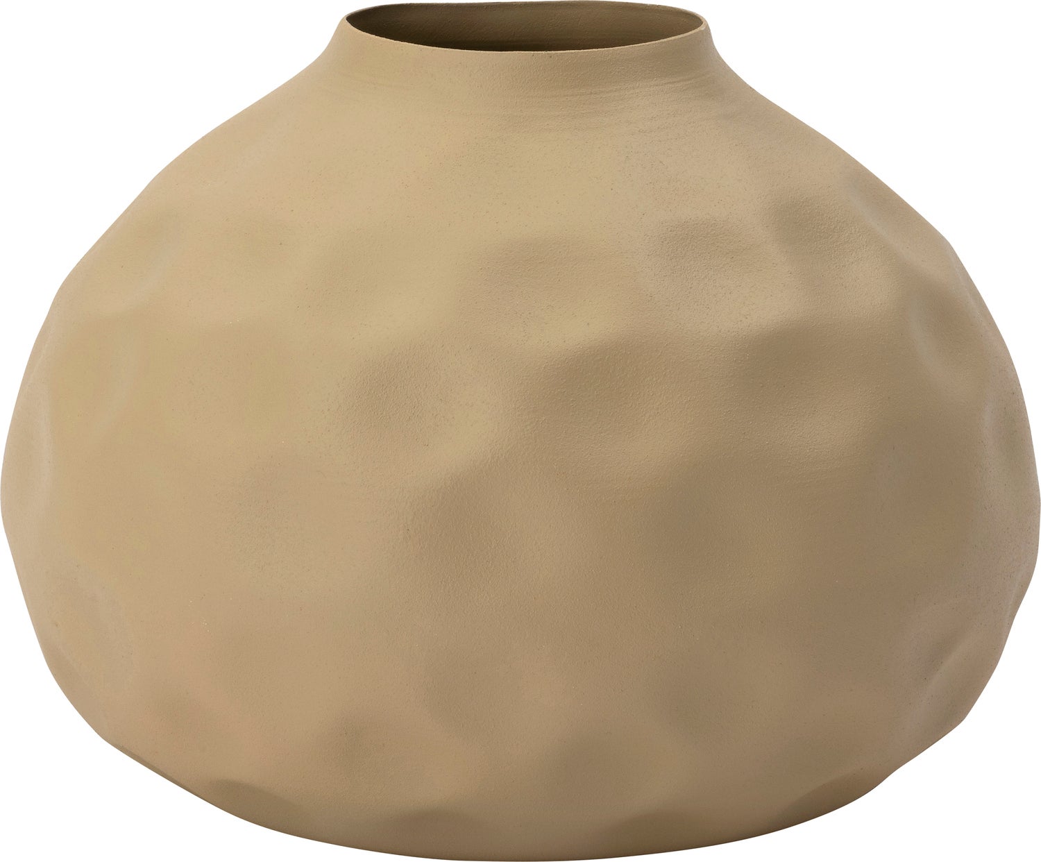 Intratuin vaas Kobe beige D 25 H 19 cm