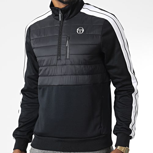 Veste Col Zippé A Bandes Innesto 39771 Noir