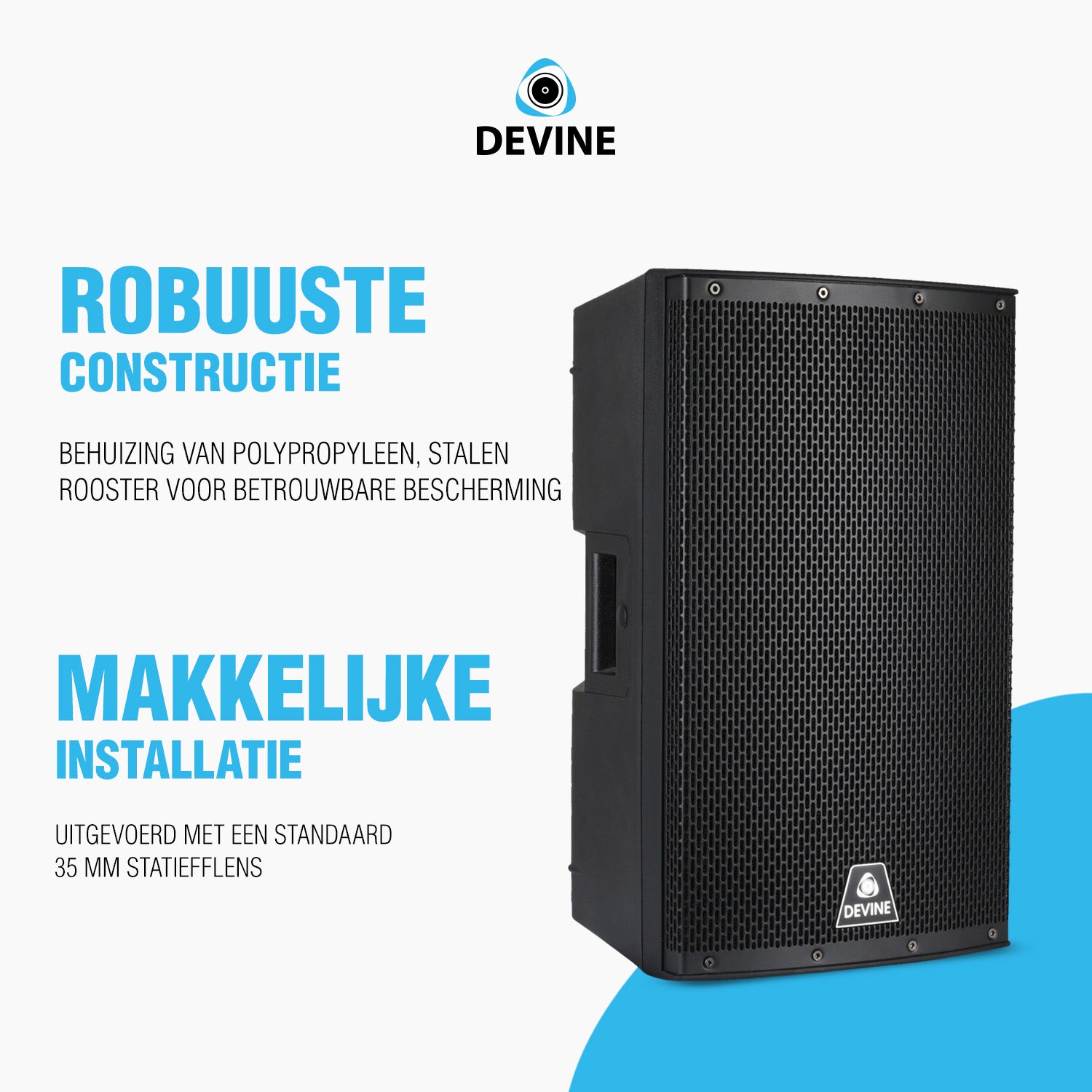 Devine Onyx 15A 15 inch actieve fullrange luidspreker
