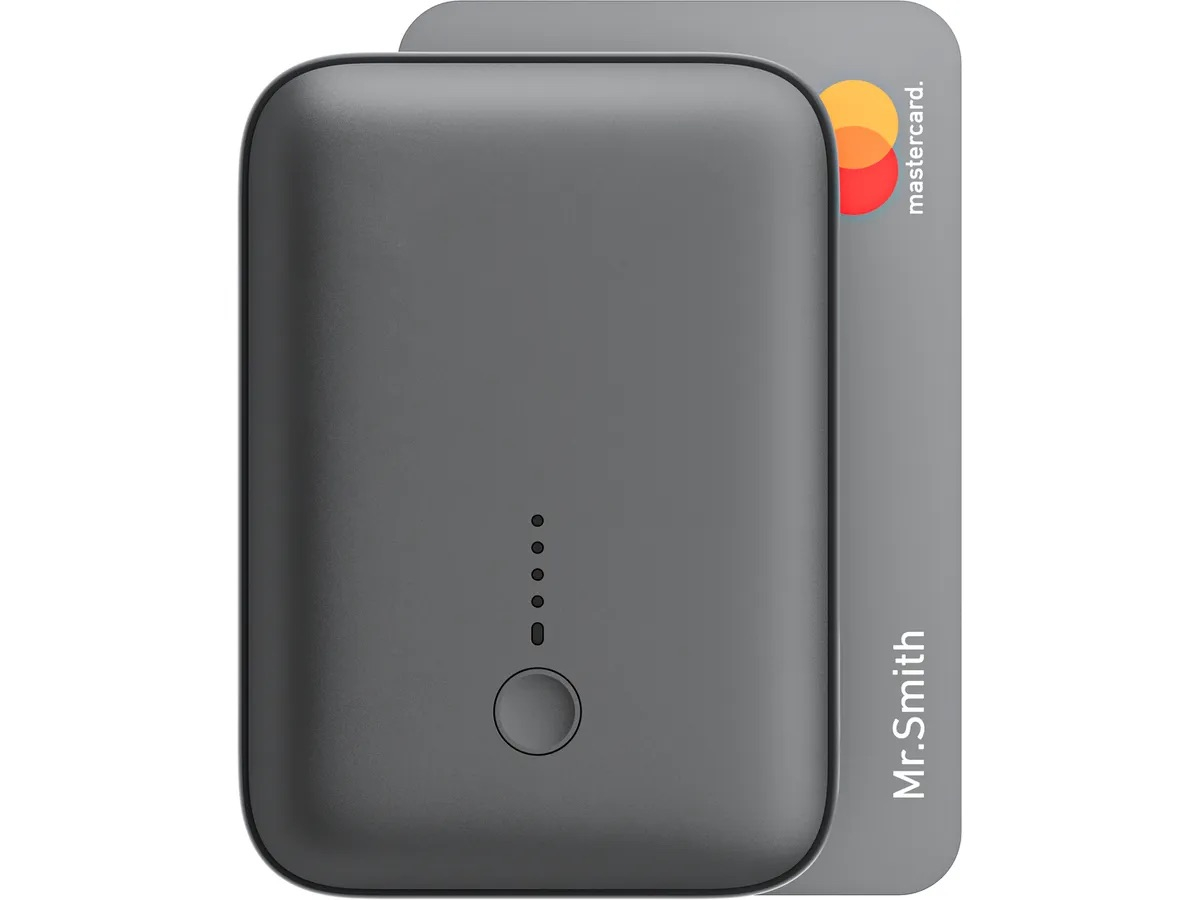 (20W) Spark Mini 10000mAh Powerbank USB C / USB A Ladegerät Power Delivery Quick Charge (PB-Y55 GR) - Grau