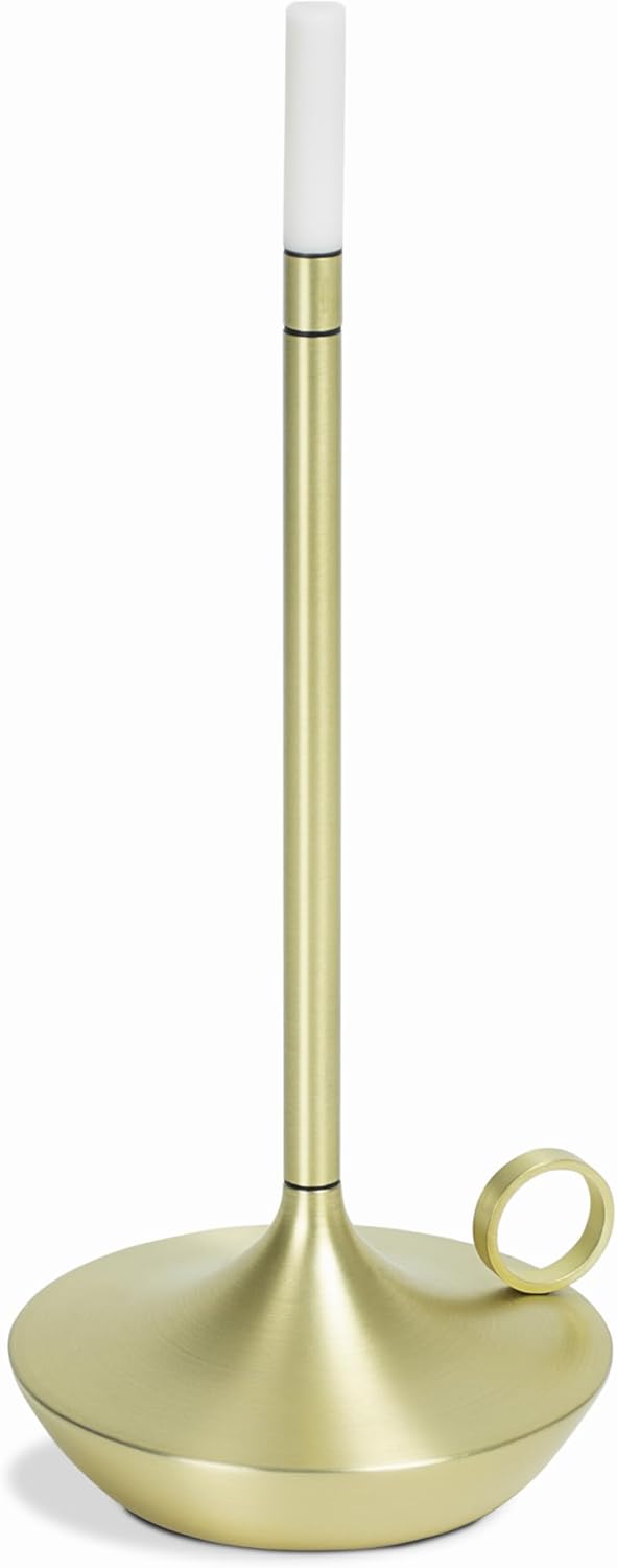 Graypants Wick Tragbare LED-Lampe (Messing, klassisch)