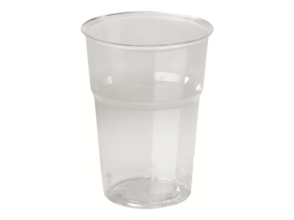 Plastglas økonomi 39cl 0,3 ltr. 50stk/ps - (20 poser x 5 stk.)