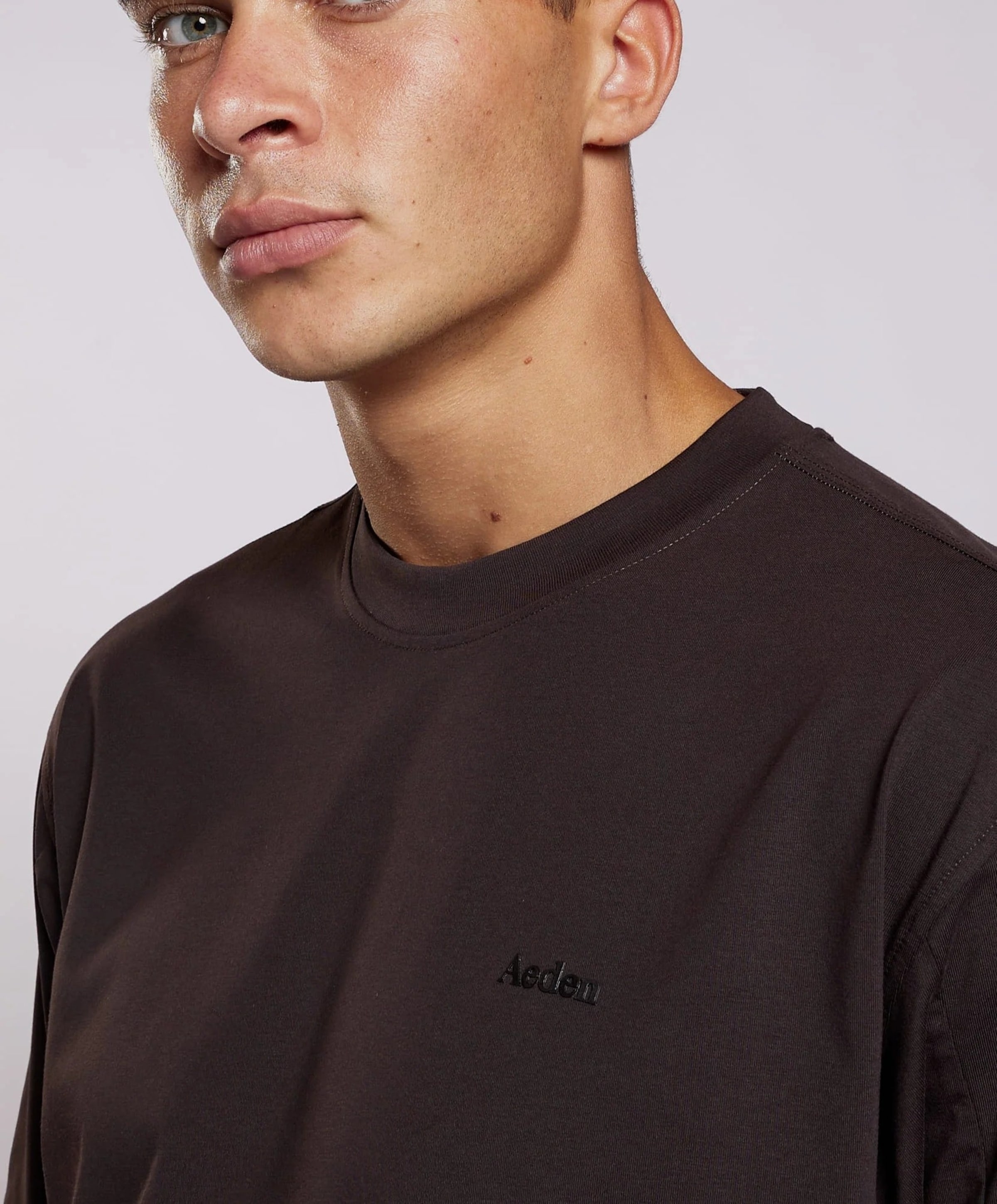 Aeden Heren T-shirt bruin