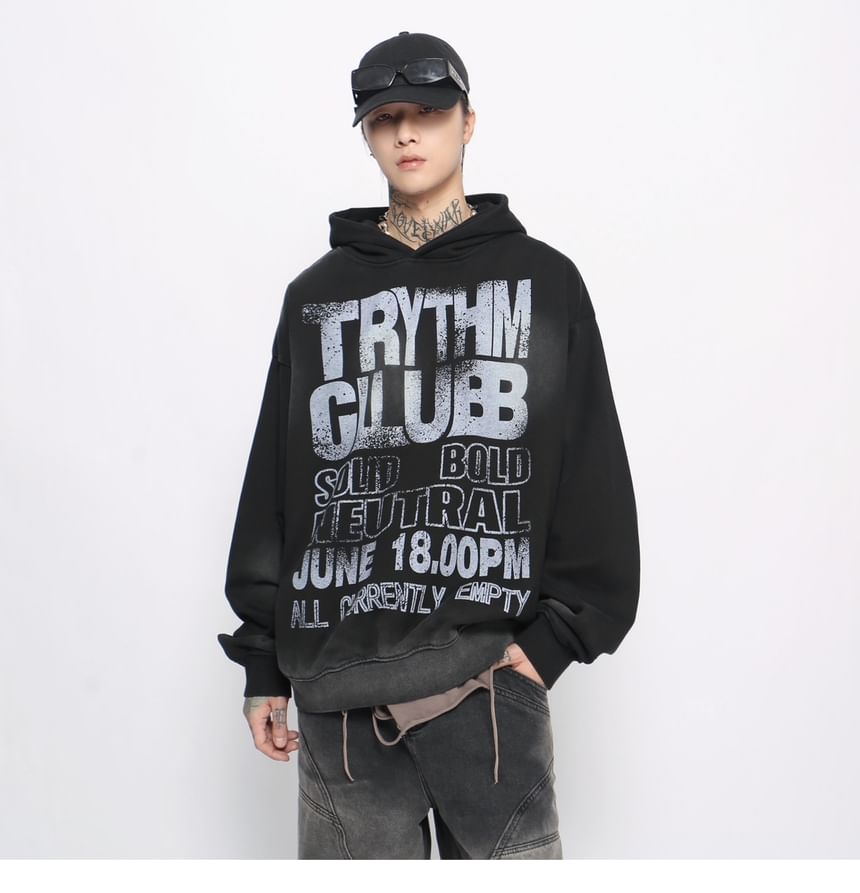 Derbundy - Oversized hoodie met letters