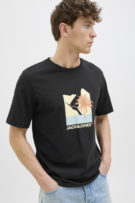 Jack & Jones zwarte heren t-shirt