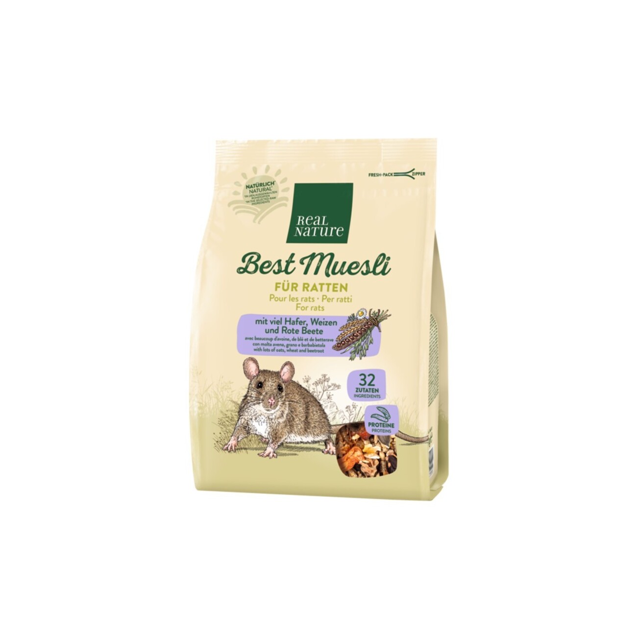 REAL NATURE „Best Muesli“ für Ratten 500g