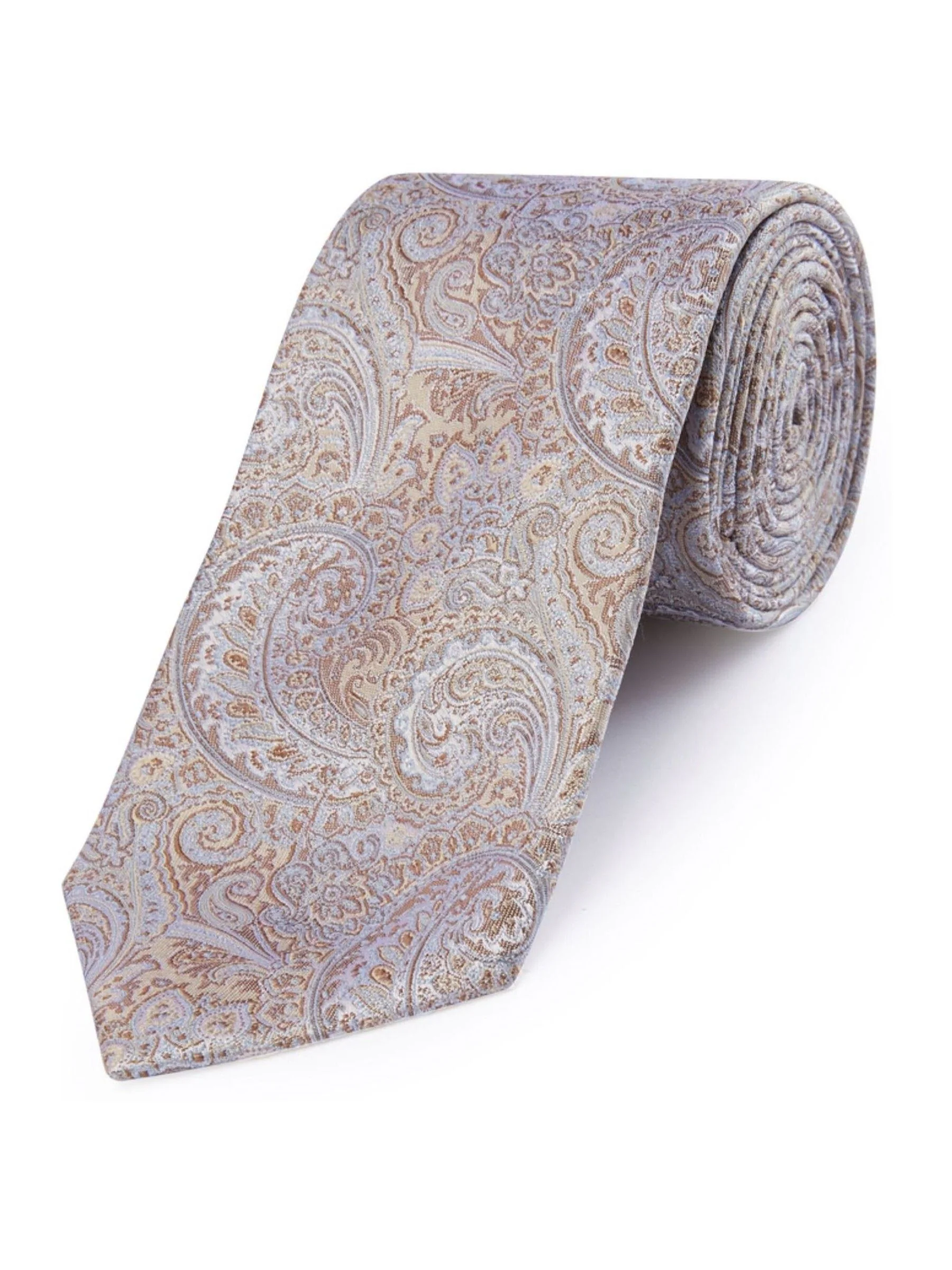 Skopes Paisley Silk Tie and Pocket Square Set