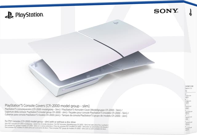 PS5 Slim Standard konsolcover (Perle)