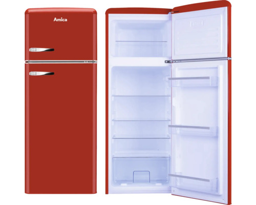 Amica KGC 15630 R koel-vriescombinatie, afmetingen (B x H x D): 55 x 144 x 61,5 cm, koelgedeelte: 162 l, vriesgedeelte: 44 l