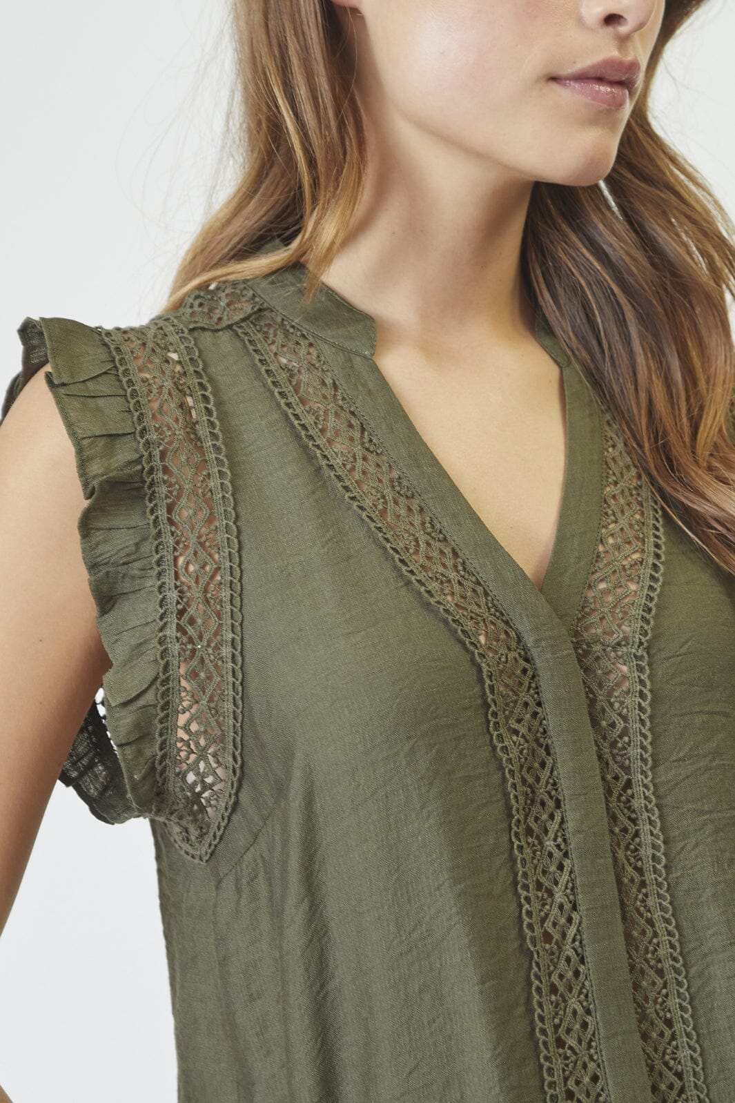 Co´Couture Caryncc Frill Top 35837