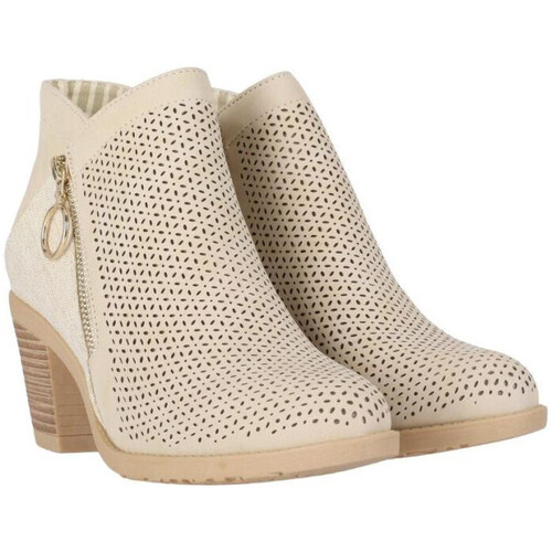 Chika 10 - Botín tacón -Tonia14 beige mujer Beige