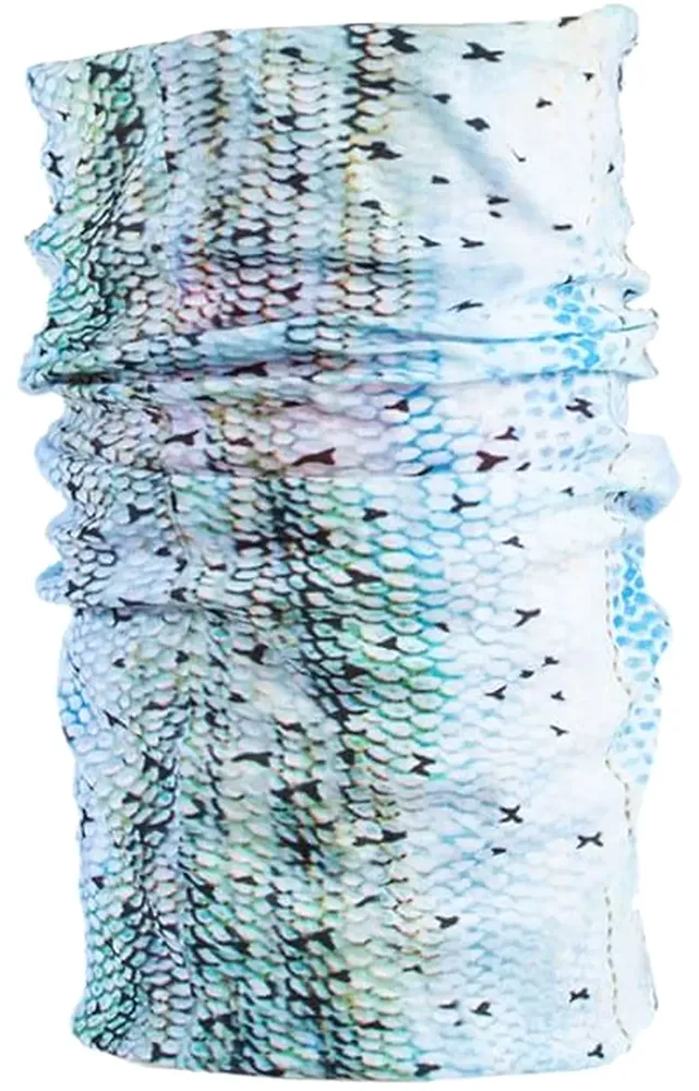 Fladen Fladen Multiscarf Pixel Lax Hals / Buff Med Laksemotiv