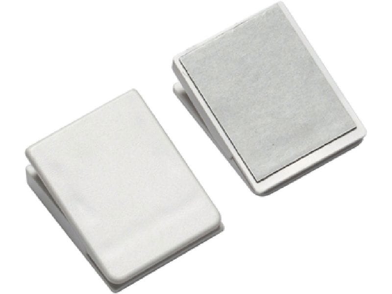 Gardinia Klebeklammer Outdoor, Weiss,4 Stück Selbstklebende Kunststoff-Klebeklammer für Outdoor-Screen-Hitzeschutz