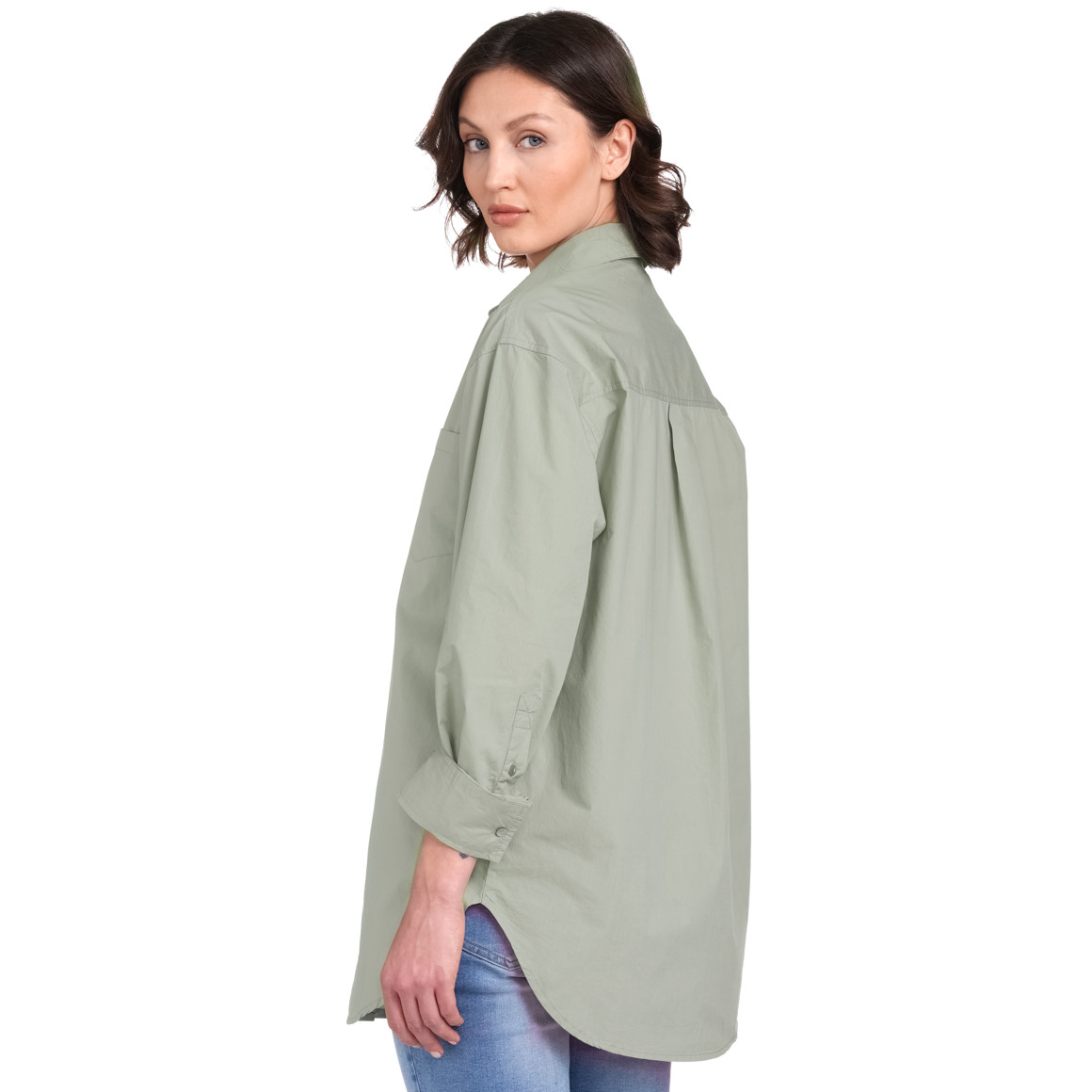 Jonas Nielsen Damen Bluse mit Tasche helloliv