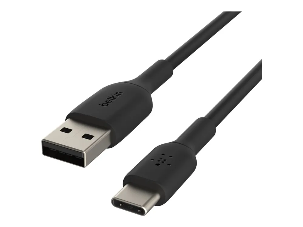 Belkin BoostCharge - USB-kabel - 24 pin USB-C (han) til USB (han) - 1 m - sort
