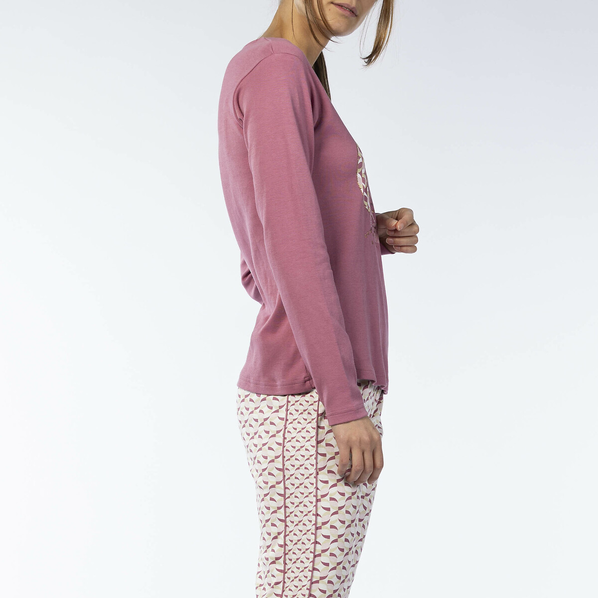 MELISSA BROWN<br>Pijama de algodão de manga comprida