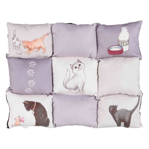 Tapete Trixie Patchwork Cinza para Gatos