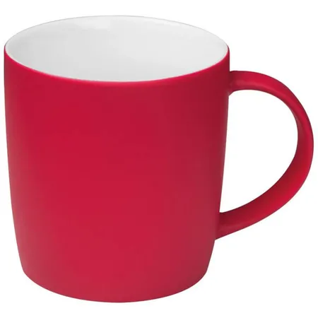 Macma Kaffeetasse aus Porzellan, 300 ml, rot