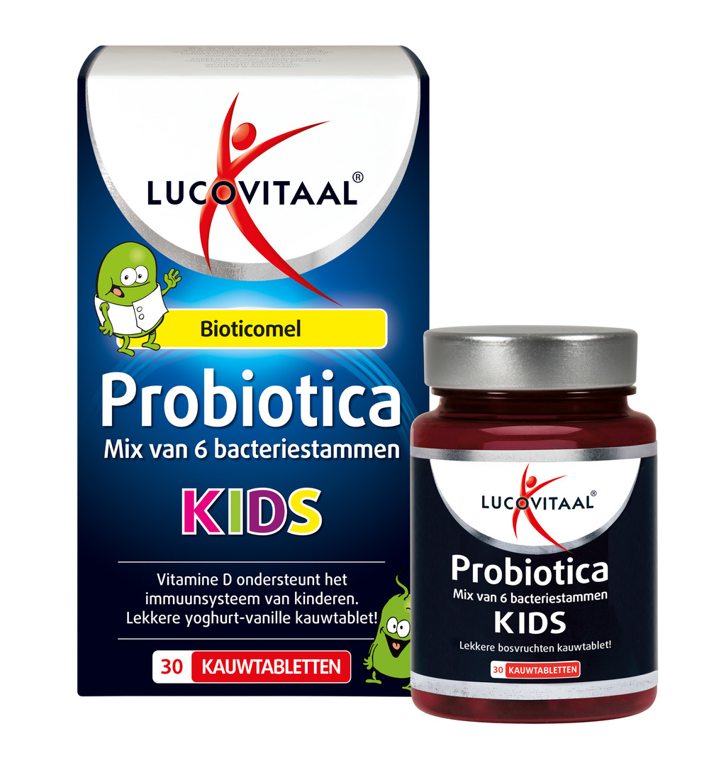 Lucovitaal Probiotica Kids (30 kauwtabletten)
