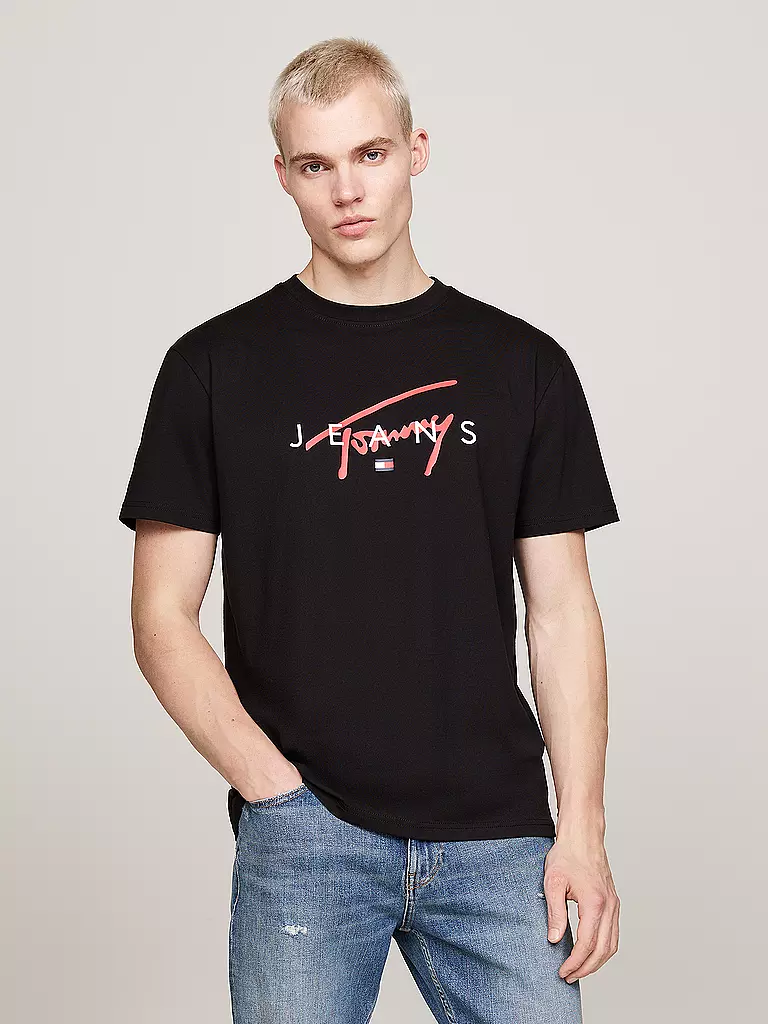 TOMMY JEANS T-Shirt  schwarz