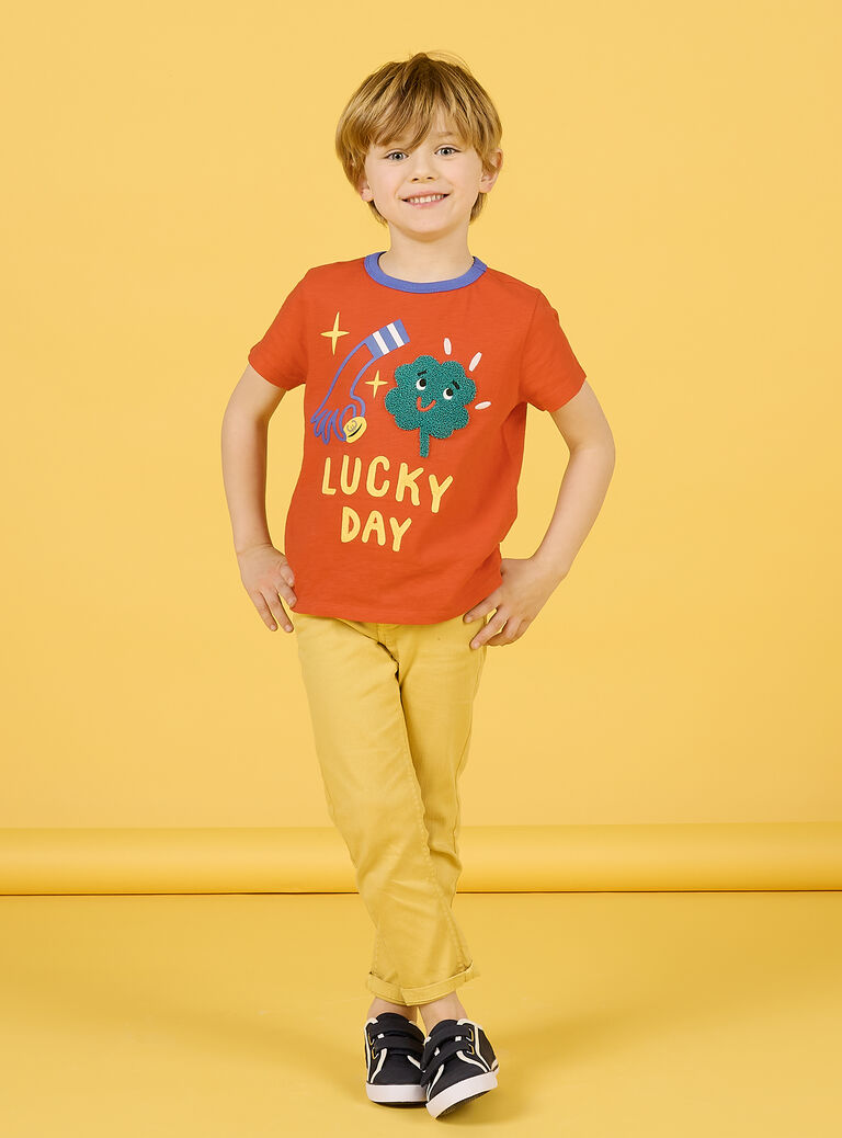 Tee Shirt Manches Courtes Rouge