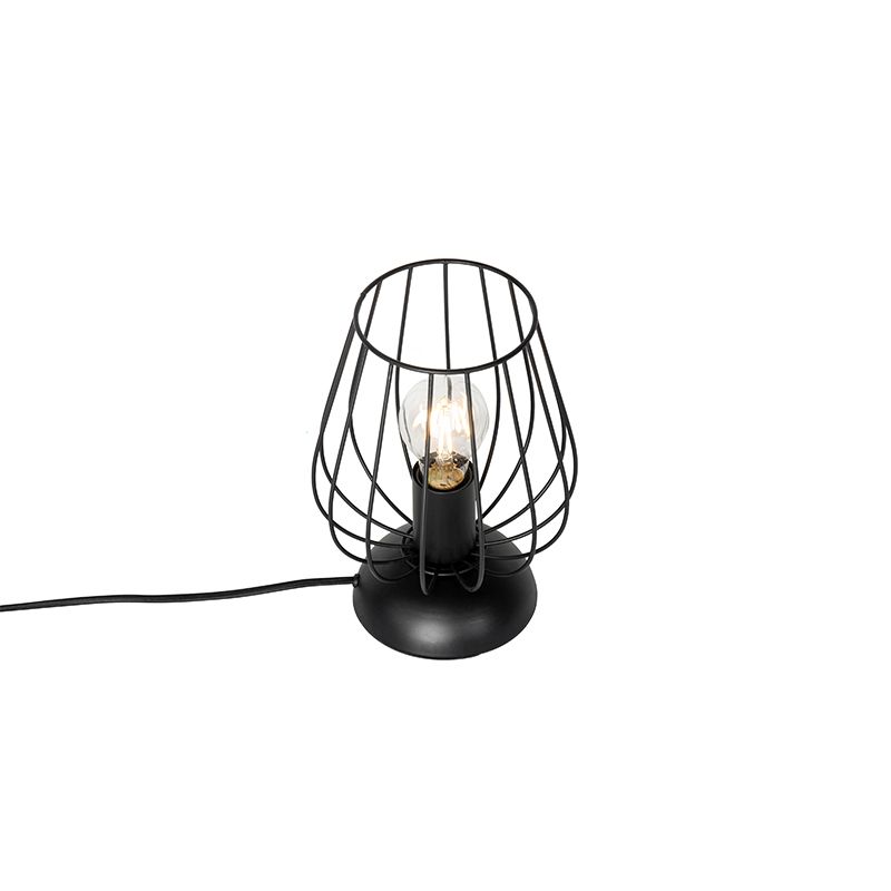 Moderne tafellamp zwart draad - Palica