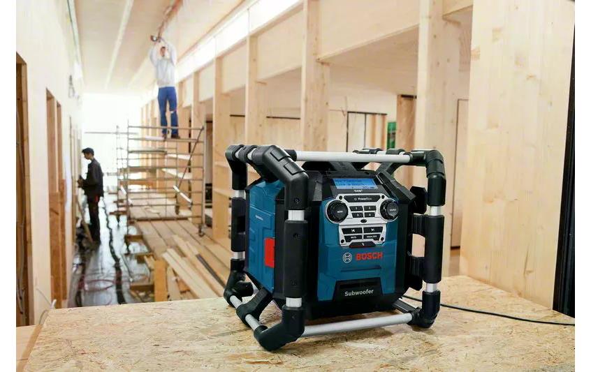 Baustellenradio GPB 18 V-5 SC Schwarz<br>Starker Top-Performer für digitales Radio auf rauen Baustellen