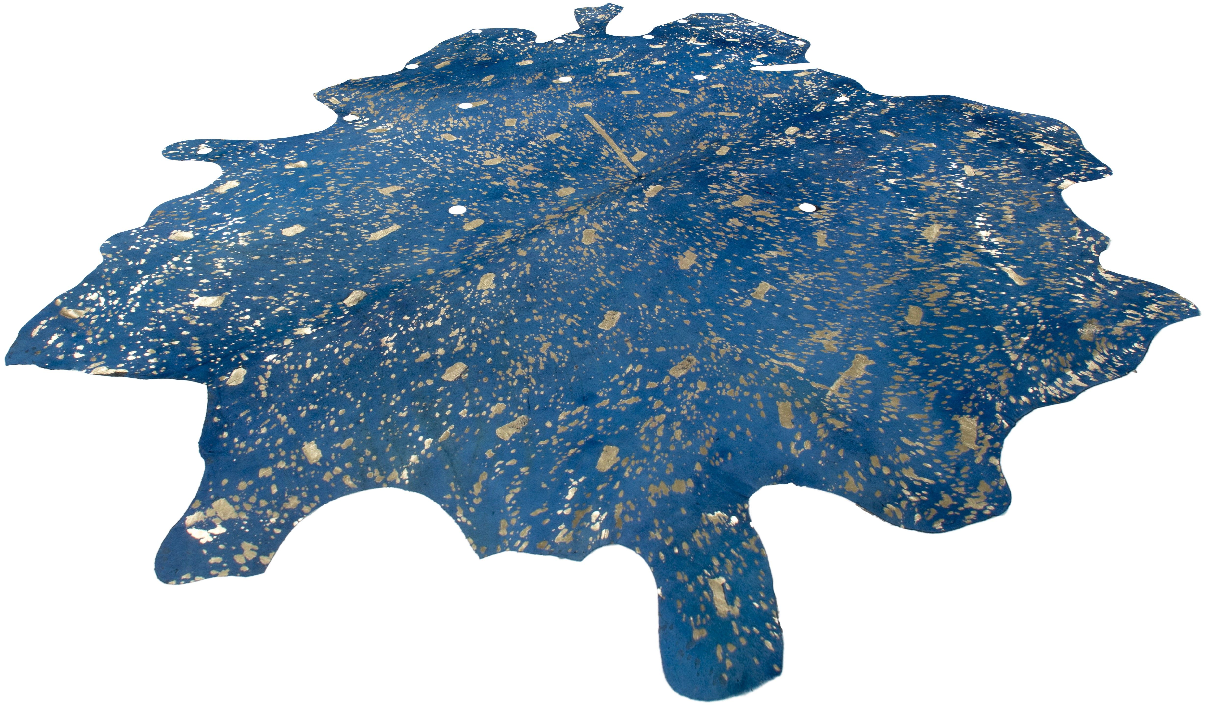 Vloerkleed 410 Blauw Goud Glam