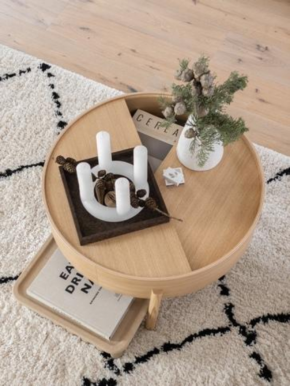 Woud Arc salontafel 66 walnut